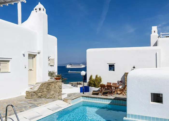 Vakantiehuis Supreme House With Views & Pool & Parking Mykonos Town