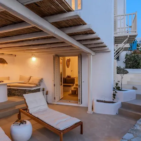 Semesterbostad Supreme House With Views & Pool & Parking Mykonos Town